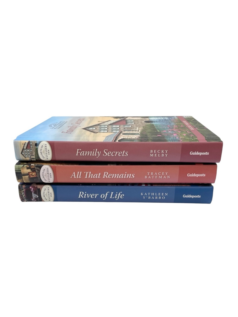 Secrets of Wayfarers Inn Series Bundle of Books 1-3 Hardcover Guideposts Fiction